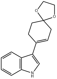 3-(1,4-DIOXASPIRO[4.5]DEC-7-EN-8-YL)-1H-INDOLE Struktur