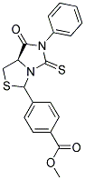 METHYL 4-[(7AR)-7-OXO-6-PHENYL-5-THIOXOTETRAHYDRO-1H-IMIDAZO[1,5-C][1,3]THIAZOL-3-YL]BENZOATE Struktur