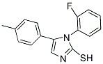 1-(2-FLUOROPHENYL)-5-(4-METHYLPHENYL)-1H-IMIDAZOLE-2-THIOL Struktur