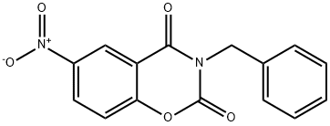 3-BENZYL-6-NITRO-2H-1,3-BENZOXAZINE-2,4(3H)-DIONE Struktur