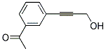1-[3-(3-HYDROXY-1-PROPYNYL)PHENYL]ETHANONE Struktur