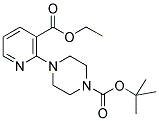 4-(3-ETHOXYCARBONYL-PYRIDIN-2-YL)-PIPERAZINE-1-CARBOXYLIC ACID TERT-BUTYL ESTER Struktur