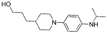 3-[1-(4-ISOPROPYLAMINO-PHENYL)-PIPERIDIN-4-YL]-PROPAN-1-OL Struktur