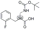 (R)-2-(TERT-BUTOXYCARBONYLAMINO-METHYL)-3-(2-FLUORO-PHENYL)-PROPIONIC ACID Struktur