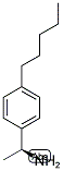 (S)-1-(4-PENTYLPHENYL)ETHANAMINE Struktur