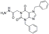 2-(3,7-DIBENZYL-2,6-DIOXO-2,3,6,7-TETRAHYDRO-1H-PURIN-1-YL)ACETOHYDRAZIDE Struktur