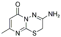 3-AMINO-8-METHYL-2H,6H-PYRIMIDO[2,1-B][1,3,4]THIADIAZIN-6-ONE Struktur