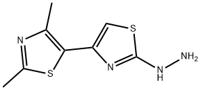 (2',4'-DIMETHYL-[4,5']BITHIAZOLYL-2-YL)-HYDRAZINE Struktur