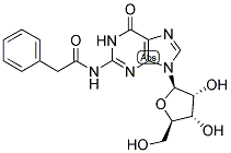 N2-PHENYLACETYL GUANOSINE Struktur