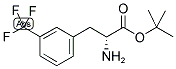 (R )-3-(TRIFLUOROMETHYL)PHENYLALANINE T-BUTYL ESTER Struktur