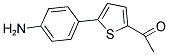 1-[5-(4-AMINOPHENYL)THIEN-2-YL]ETHANONE Struktur