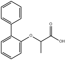 2-(BIPHENYL-2-YLOXY)-PROPIONIC ACID Struktur