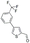 4-[3-(TRIFLUOROMETHYL)PHENYL]-2-THIOPHENE CARBALDEHYDE Struktur