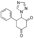 5-PHENYL-4-(1H-1,2,4-TRIAZOL-1-YL)-1,3-CYCLOHEXANEDIONE Struktur