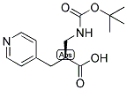 (S)-3-TERT-BUTOXYCARBONYLAMINO-2-PYRIDIN-4-YLMETHYL-PROPIONIC ACID Struktur