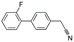 (2'-FLUORO[1,1'-BIPHENYL]-4-YL)ACETONITRILE Struktur