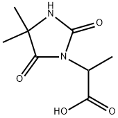 2-(4,4-DIMETHYL-2,5-DIOXO-IMIDAZOLIDIN-1-YL)-PROPIONIC ACID Struktur