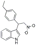 3-[1-(4-ETHYLPHENYL)-2-NITROETHYL]-1H-INDOLE Struktur