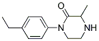 1-(4-ETHYLPHENYL)-3-METHYLPIPERAZIN-2-ONE Struktur