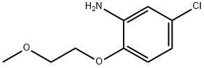 5-CHLORO-2-(2-METHOXY-ETHOXY)-PHENYLAMINE Struktur