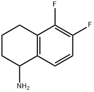 5,6-DIFLUORO-1,2,3,4-TETRAHYDRO-NAPHTHALEN-1-YLAMINE Struktur