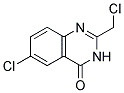 6-CHLORO-2-(CHLOROMETHYL)QUINAZOLIN-4(3H)-ONE Struktur