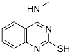 4-(METHYLAMINO)QUINAZOLINE-2-THIOL Struktur