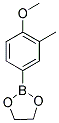 2-(4-METHOXY-3-METHYL-PHENYL)-[1,3, 2]DIOXABOROLANE Struktur