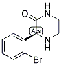 (S)-3-(2-BROMO-PHENYL)-PIPERAZIN-2-ONE Struktur