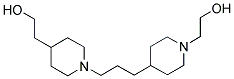 2-(4-(3-[4-(2-HYDROXY-ETHYL)-PIPERIDIN-1-YL]-PROPYL)-PIPERIDIN-1-YL)-ETHANOL Struktur