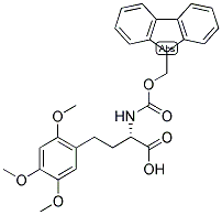 (S)-2-(9H-FLUOREN-9-YLMETHOXYCARBONYLAMINO)-4-(2,4,5-TRIMETHOXY-PHENYL)-BUTYRIC ACID Struktur