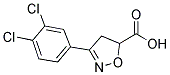 3-(3,4-DICHLORO-PHENYL)-4,5-DIHYDRO-ISOXAZOLE-5-CARBOXYLIC ACID Struktur