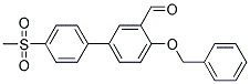 4-(BENZYLOXY)-4'-(METHYLSULFONYL)[1,1'-BIPHENYL]-3- CARBALDEHYDE Struktur