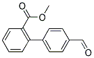 METHYL 4'-FORMYL[1,1'-BIPHENYL]-2-CARBOXYLATE Struktur