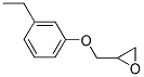 2-[(3-ETHYLPHENOXY)METHYL]OXIRANE Struktur