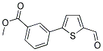 METHYL 3-(5-FORMYL-2-THIENYL)BENZOATE Struktur