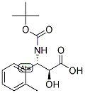 N-BOC-3-(S)-AMINO-2-(S)-HYDROXY-3-O-TOLYL-PROPIONIC ACID Struktur