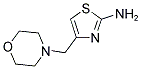 4-(MORPHOLIN-4-YLMETHYL)-1,3-THIAZOL-2-AMINE Struktur