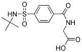 ([4-[(TERT-BUTYLAMINO)SULFONYL]BENZOYL]AMINO)ACETIC ACID Struktur