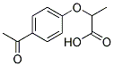 2-(4-ACETYLPHENOXY)PROPANOIC ACID Struktur