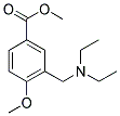 METHYL 3-[(DIETHYLAMINO)METHYL]-4-METHOXYBENZOATE Struktur