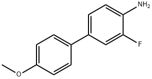 3-FLUORO-4'-METHOXY[1,1'-BIPHENYL]-4-AMINE Struktur