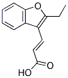 (2E)-3-(2-ETHYL-1-BENZOFURAN-3-YL)ACRYLIC ACID Struktur