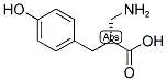 (R)-2-AMINOMETHYL-3-(4-HYDROXY-PHENYL)-PROPIONIC ACID Struktur