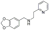 BENZO[1,3]DIOXOL-5-YLMETHYL-(2-PYRIDIN-2-YL-ETHYL)-AMINE Struktur