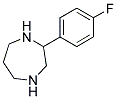 2-(4-FLUORO-PHENYL)-[1,4]DIAZEPANE Struktur