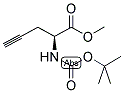 N-BOC-PROPARGYLGLYCINE METHYL ESTER Struktur