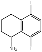 5,8-DIFLUORO-1,2,3,4-TETRAHYDRO-NAPHTHALEN-1-YLAMINE Struktur