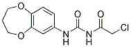 2-CHLORO-N-[(3,4-DIHYDRO-2H-1,5-BENZODIOXEPIN-7-YLAMINO)CARBONYL]ACETAMIDE Struktur