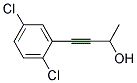 4-(2,5-DICHLOROPHENYL)-3-BUTYN-2-OL Struktur